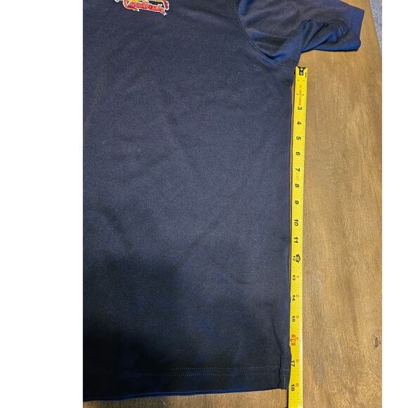 Men's St. Louis Cardinals Polo Shirt Size XL Blue Embroidered Logo MLB Baseball - Picture 6 of 10